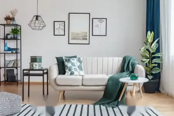 Sofa modułowa w salonie